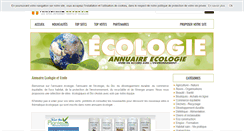 Desktop Screenshot of annuaire-ecologie.info