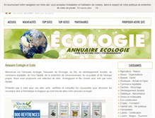 Tablet Screenshot of annuaire-ecologie.info